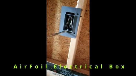 airfoil electrical boxes|air foam electrical box.